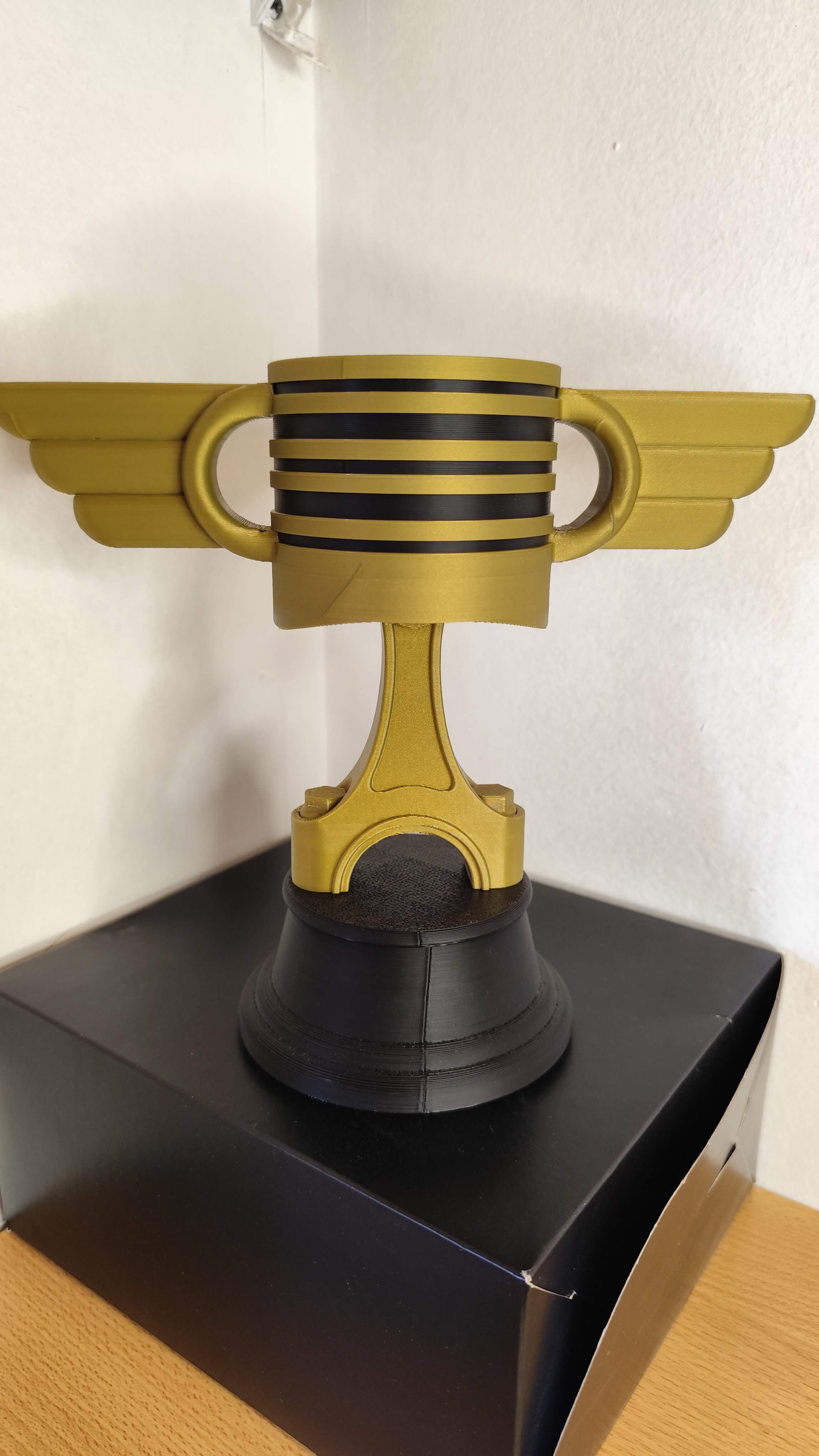 imagen de una impresion en 3D de copa piston